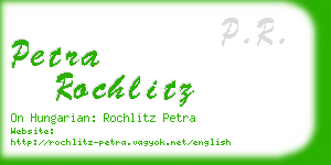 petra rochlitz business card
